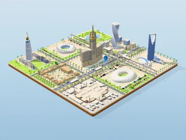 KSA 3D diorama